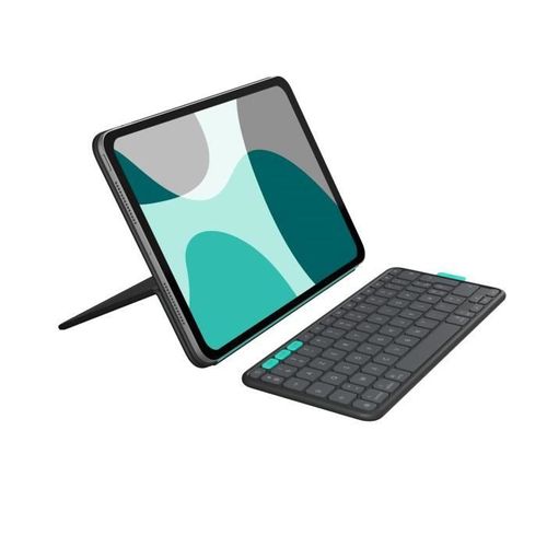 Etui Clavier - Flip Folio - Pour iPad Et iPad Air 11 Pouces (m4 Et M5) (m2 Et M3) (5e Génération)