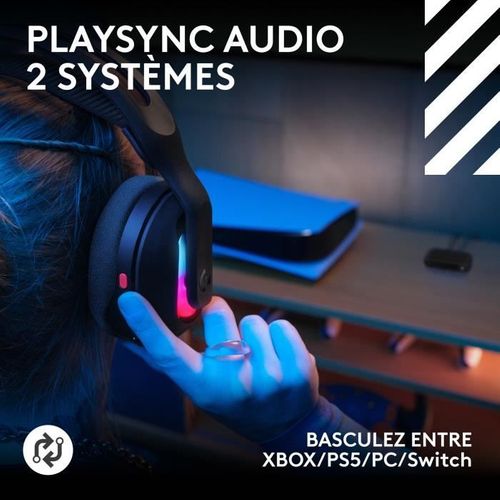 Casque Gamer - Sans Fil - Astro A20 X - Lightspeed - Noir