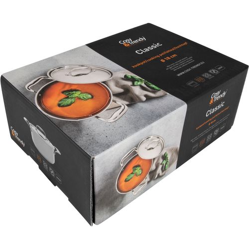 Faitout - Classic - Acier Inoxydable - Ø18 Cm - 2,07 L - Tous Feux Dont Induction