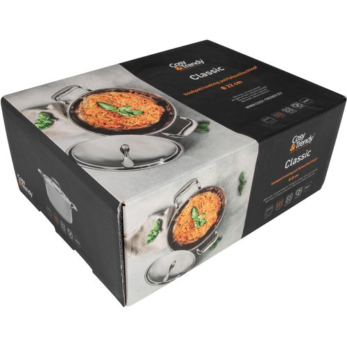 Faitout - Classic - Acier Inoxydable - Ø22 Cm - 4,18 L - Tous Feux Dont Induction