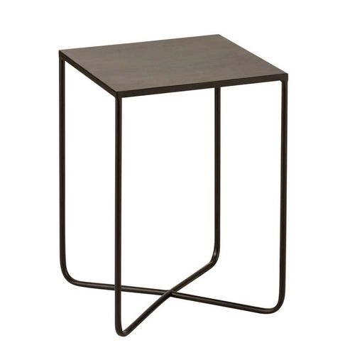 Table Gigogne Design "pied En Croix" 50cm Noir