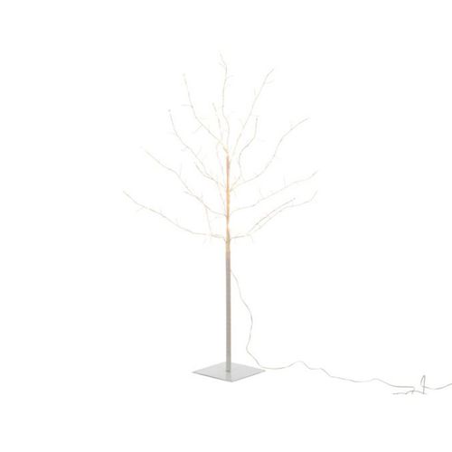 Plante Artificielle Déco LED "arbre Nu" 100cm Blanc