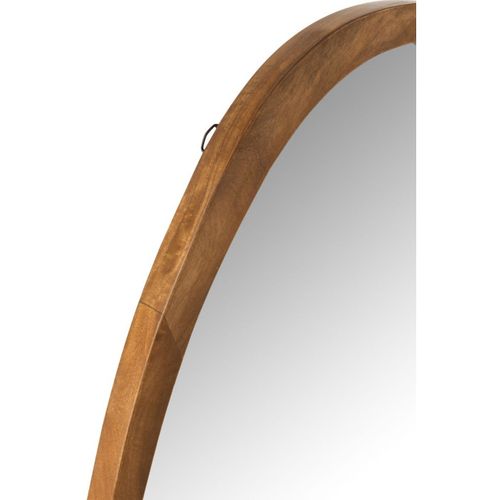 Miroir Mural Irrégulier En Bois "vince" 120cm Marron