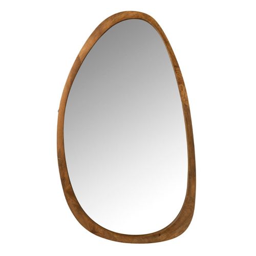 Miroir Mural Irrégulier En Bois "vince" 120cm Marron