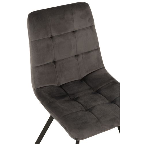 Chaise Design "morgan" 86cm Gris