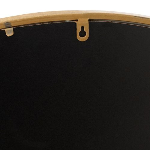 Miroir Mural En Métal Design "mona" 40cm Or