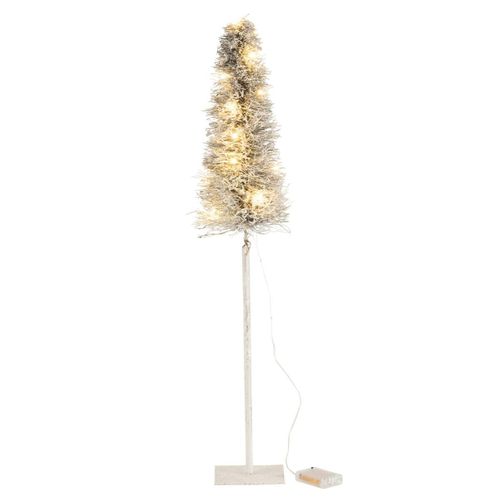 Statuette Déco LED "arbre De Noël" 79cm Blanc