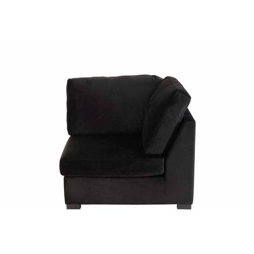 Fauteuil Design En Velours "abosa" 108cm Noir