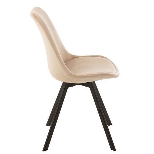 Chaise Design "hélène" 84cm Beige
