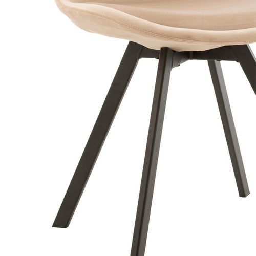 Chaise Design "hélène" 84cm Beige