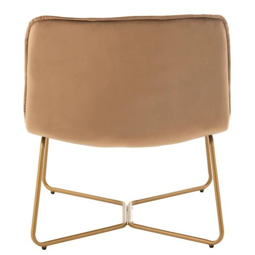 Fauteuil Lounge Design "pierre" 85cm Marron