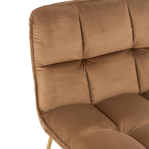 Fauteuil Lounge Design "pierre" 85cm Marron