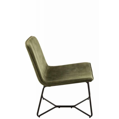 Fauteuil Lounge Design "isabel" 76cm Vert