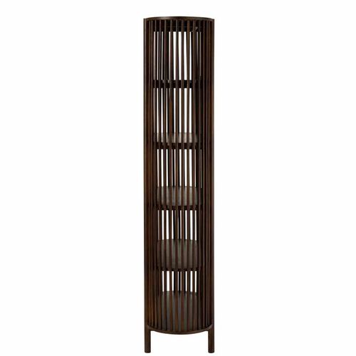 Étagère 5 Niveaux En Bois "gavya" 190cm Brun Foncé