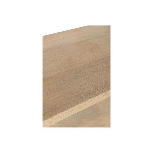 Bibliothèque En Bois De Manguier Et En Métal 5 Tablettes - Sali