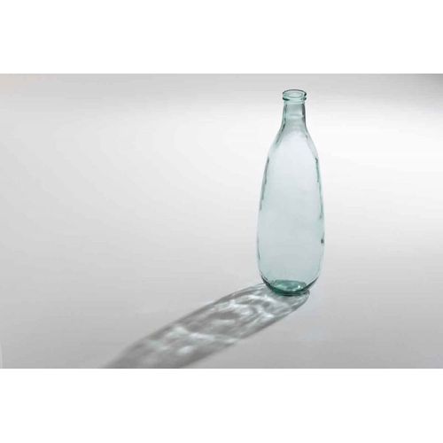 Vase Design En Verre "bouteille" 75cm Transparent