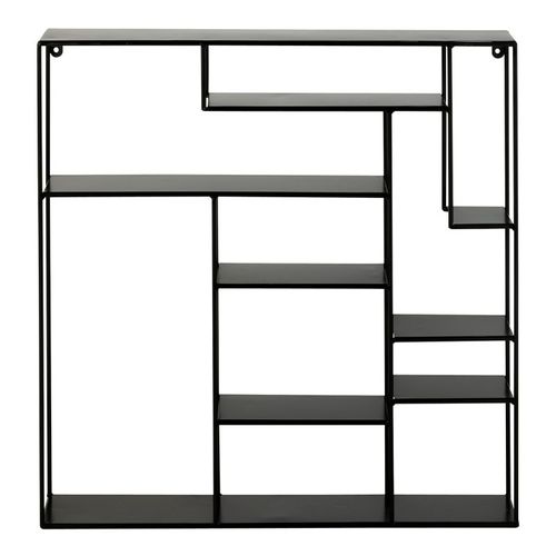 Etagère Design En Métal "maranta" 80cm Noir