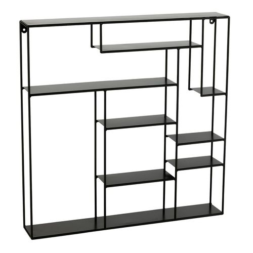Etagère Design En Métal "maranta" 80cm Noir