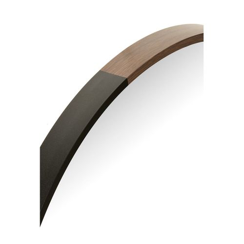 Miroir Mural Rond "alicia" 40cm Noir