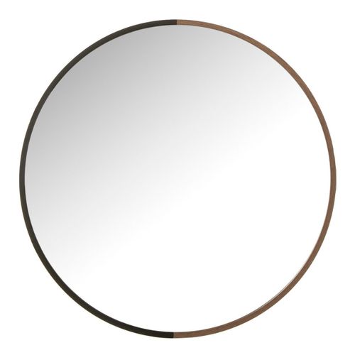 Miroir Mural Rond "alicia" 40cm Noir