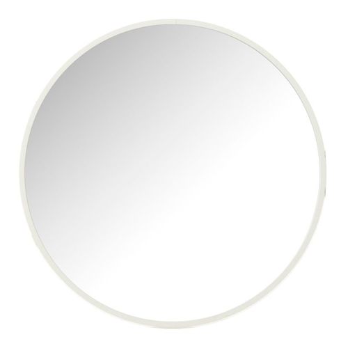 Miroir Mural Rond "alicia" 40cm Blanc