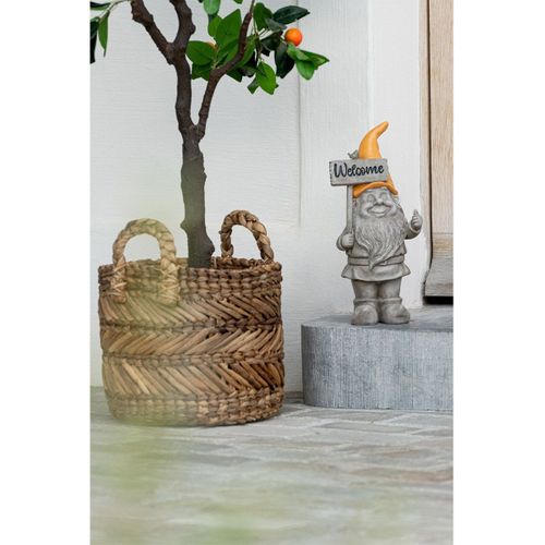 Lot De 3 Paniers De Rangement Tressé "hollis" 47cm Naturel