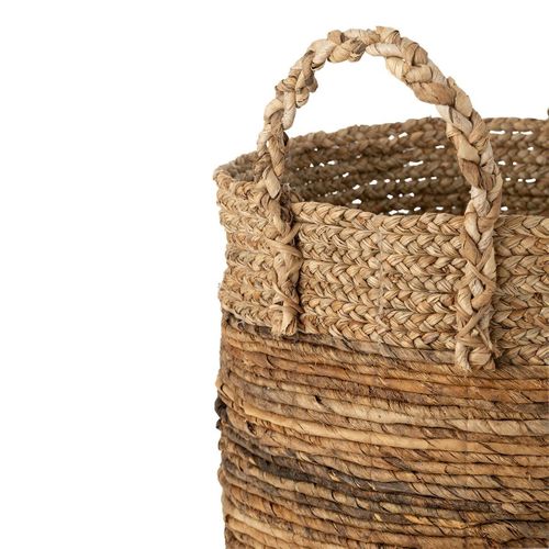 Lot De 3 Paniers De Rangement "lucie" 58cm Naturel