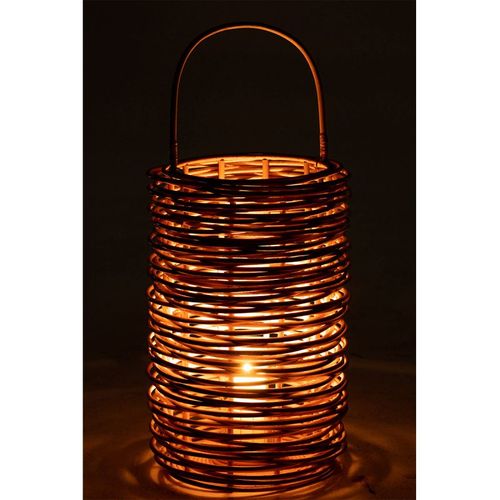 Lanterne Déco En Rotin "isabelle" 59cm Naturel