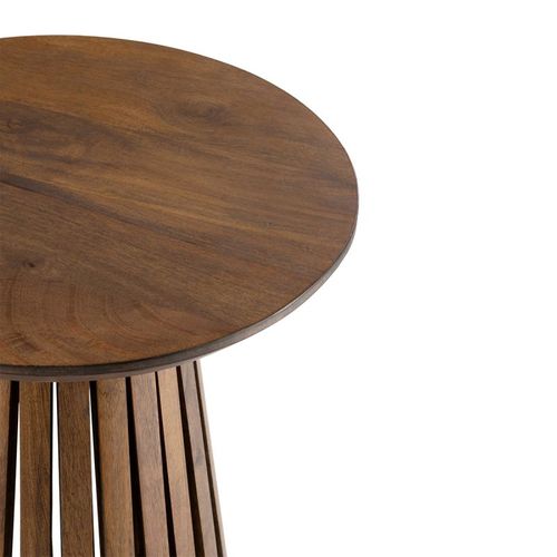 Table D'appoint Design En Bois "vincent" 40cm Marron