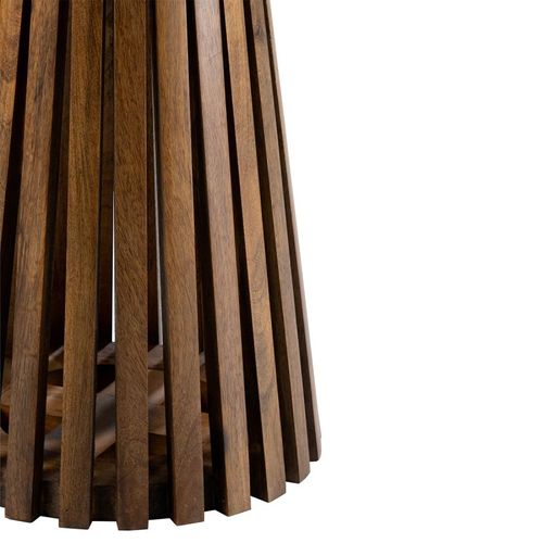 Table D'appoint Design En Bois "vincent" 40cm Marron