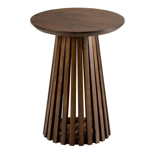 Table D'appoint Design En Bois "vincent" 40cm Marron