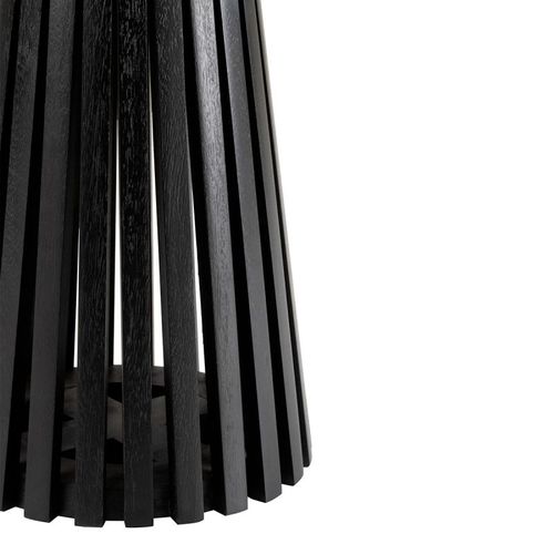 Table D'appoint Design En Bois "vincent" 40cm Noir