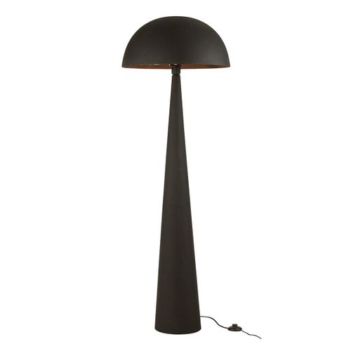 Lampadaire En Métal "champignon" 148cm Noir