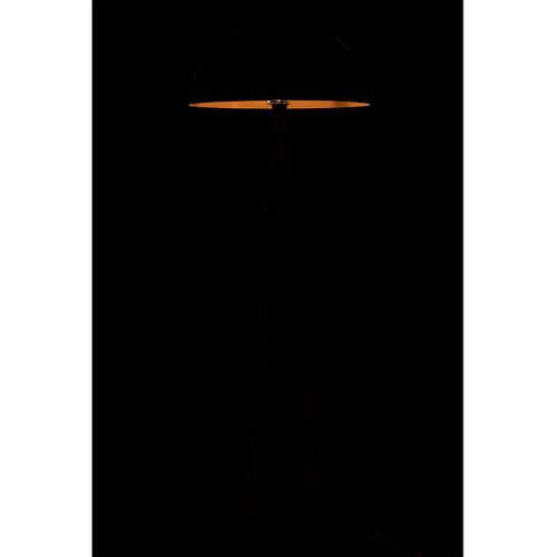 Lampadaire En Métal "champignon" 148cm Noir