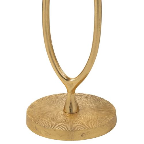 Table D'appoint Design Fleur "tiana" 61cm Or