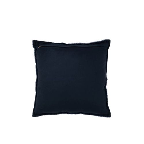 Coussin Effet Peau "norbert" 45x45cm Bleu