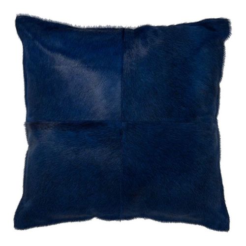 Coussin Effet Peau "norbert" 45x45cm Bleu