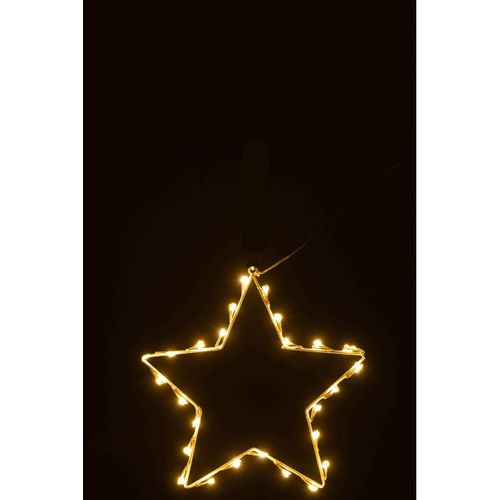 Décoration De Noël à LED "étoile" 30cm Blanc