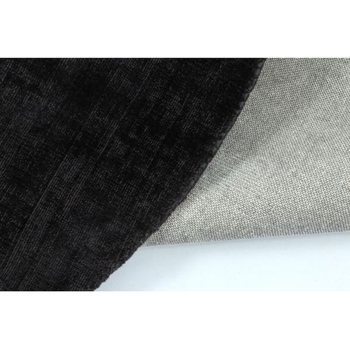 Tapis Déco Rond "fabian" 150cm Noir
