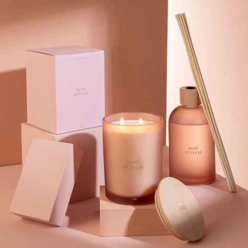 Diffuseur De Parfum "accords Essentiels" 550ml Rose Rêveuse