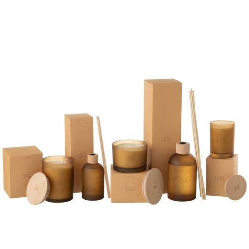 Bougie Parfumée "accords Essentiels" 10cm Santal Satiné