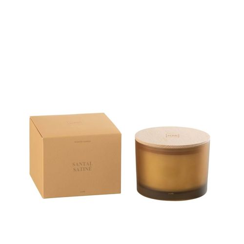 Bougie Parfumée "accords Essentiels" 10cm Santal Satiné