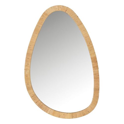 Miroir Mural Design "dusty" 70cm Naturel