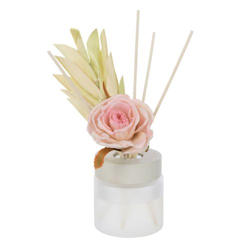 Diffuseur De Parfum En Verre "fleur" 100ml Rose
