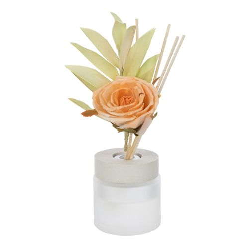 Diffuseur De Parfum En Verre "fleur" 100ml Orange