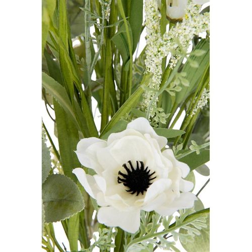 Bouquet De Fleurs Artificielles "mixtes" 85cm Blanc