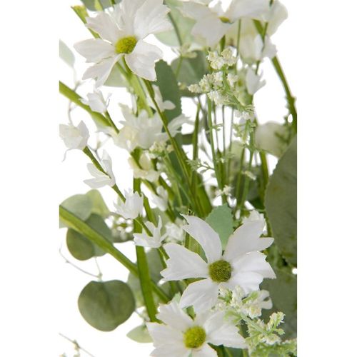Bouquet De Fleurs Artificielles "mixtes" 85cm Blanc