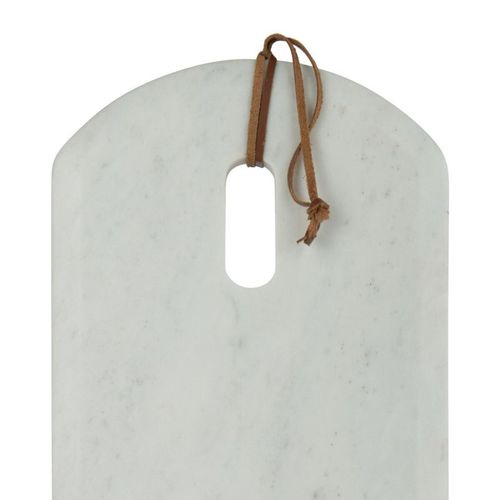 Planche à Découper En Marbre "puglia" 60cm Blanc