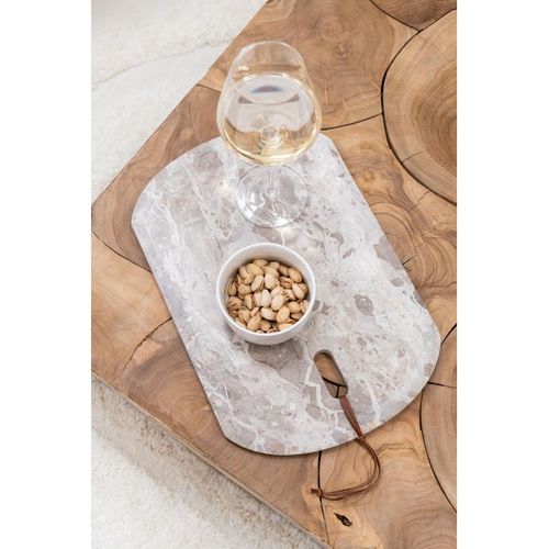 Planche à Découper En Marbre "bali" 45cm Beige