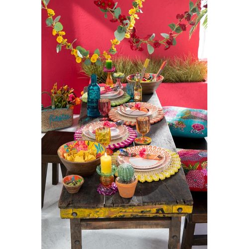 Lot De 6 Verres à Vin Réutilisable "plastique" 31cl Jaune